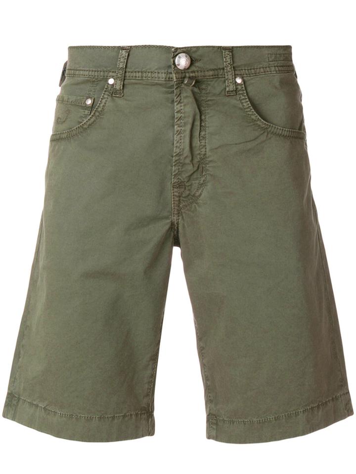 Jacob Cohen Knee-length Slim-fit Shorts - Green