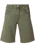Jacob Cohen Knee-length Slim-fit Shorts - Green