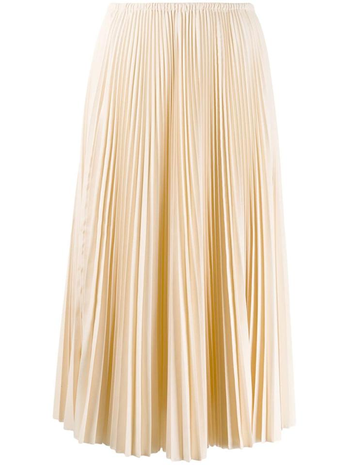 Alysi Pleated Skirt - Neutrals