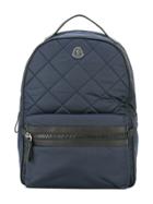 Moncler Kids Quilted Backpack - Blue