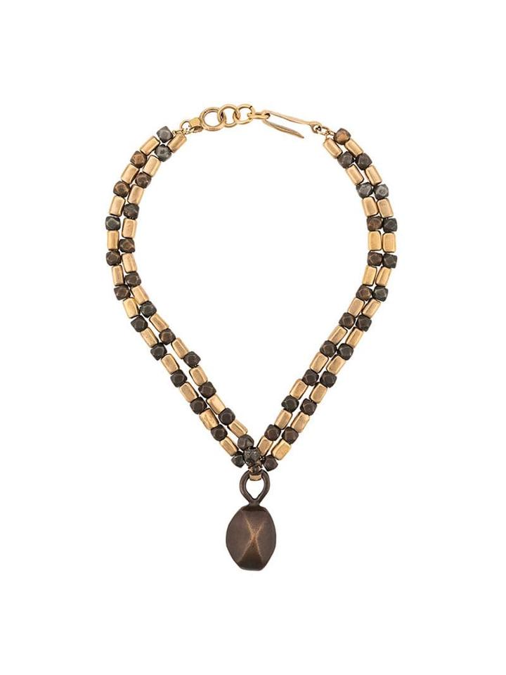Chanel Pre-owned Art Nuggets Necklace - Gold