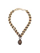 Chanel Pre-owned Art Nuggets Necklace - Gold