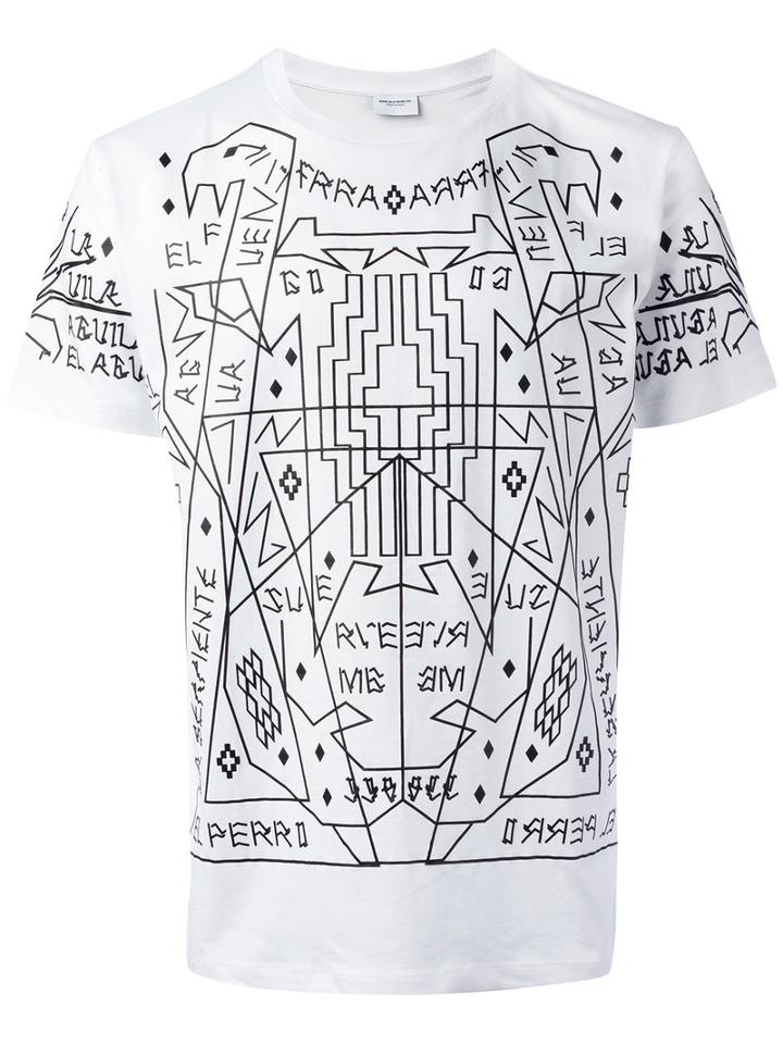 Marcelo Burlon County Of Milan - Salmoman T-shirt - Men - Cotton - Xxs, White, Cotton