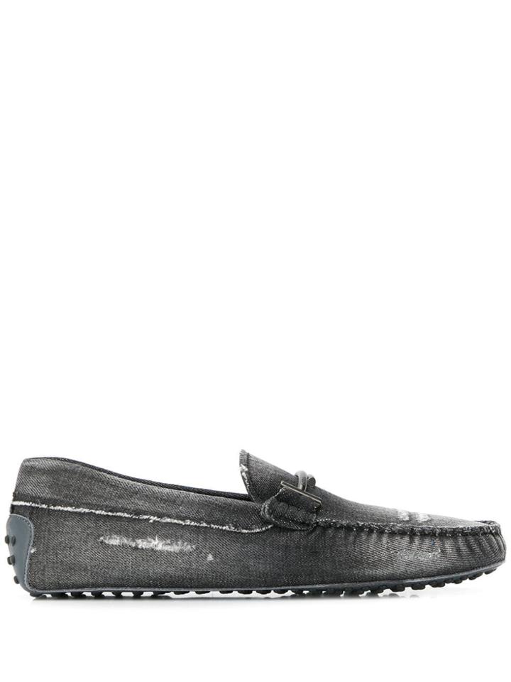Tod's City Gommino Loafers - Grey