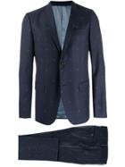 Gucci Monaco Bees And Hearts Wool Suit - Blue