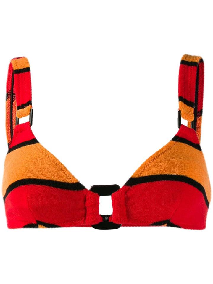 Solid & Striped Tilda Terry Bikini Top - Red