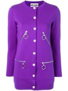 Moschino Button-up Cardigan - Purple
