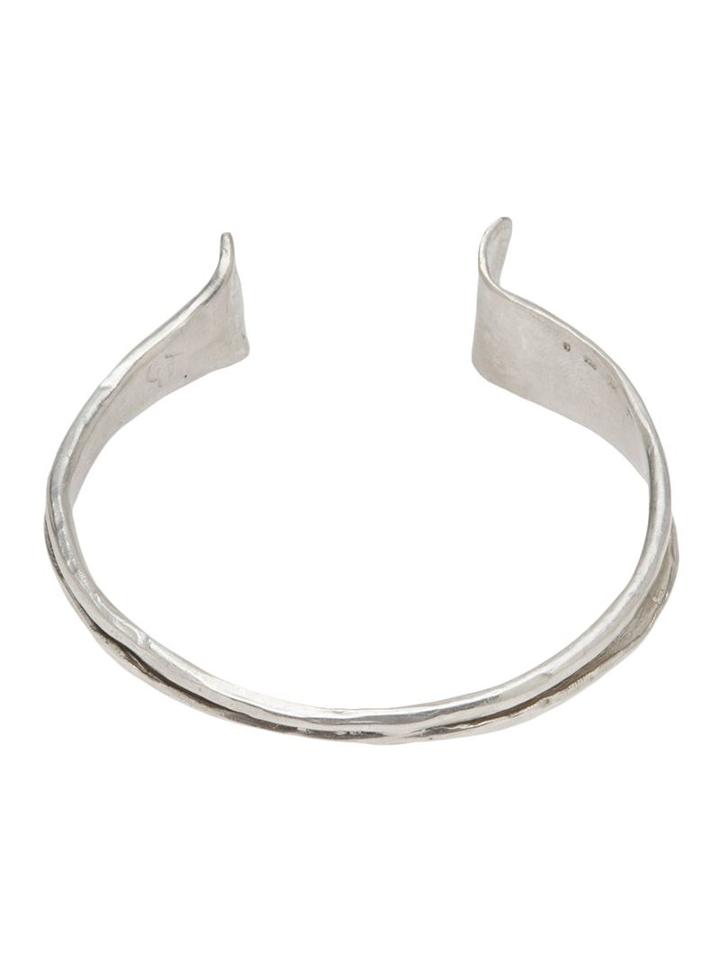 1-100 Silver Cuff, Men's, Size: Large, Metallic
