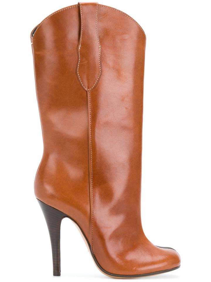 Maison Margiela Western Tabi Boots - Brown