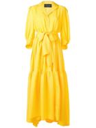 Christian Pellizzari Tiered Maxi Dress - Yellow