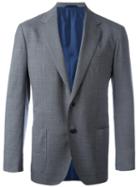 Kiton Sartoria Blazer, Men's, Size: 48, Grey, Wool
