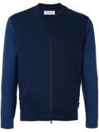 Tomorrowland Contrast Sleeve Bomber Jacket - Blue