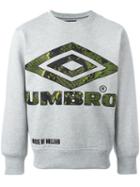 House Of Holland Umbro Logo Sweatshirt, Adult Unisex, Size: Medium, Grey, Cotton/polyester