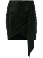 Alexandre Vauthier Crystal-embellished Asymmetric Skirt - Yellow