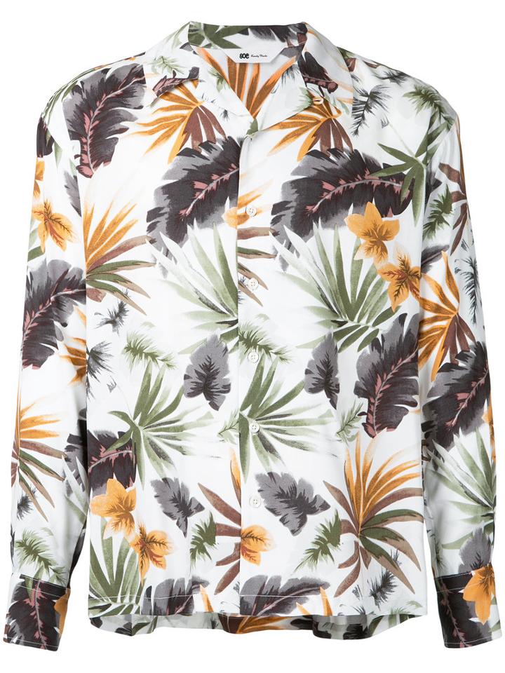 Soe - Foliage-print Shirt - Men - Rayon - 2, Rayon
