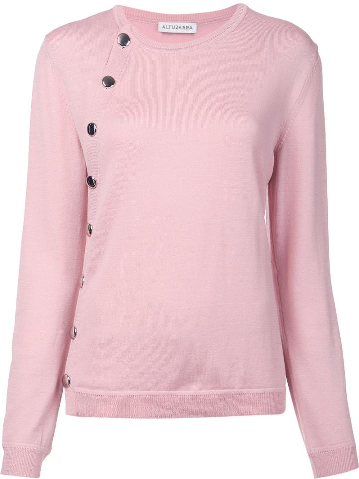 Altuzarra 'minamoto' Jumper, Size: Large, Pink/purple, Merino