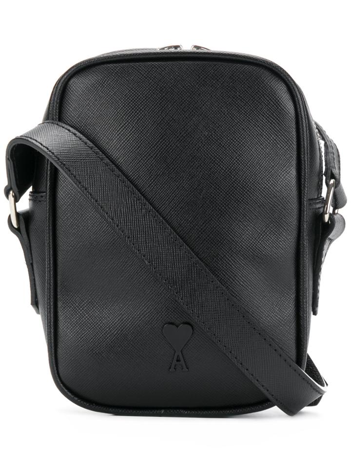 Ami Alexandre Mattiussi Small Reporter Bag - Black