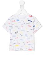 Stella Mccartney Kids - Names Print T-shirt - Kids - Cotton - 24 Mth, White