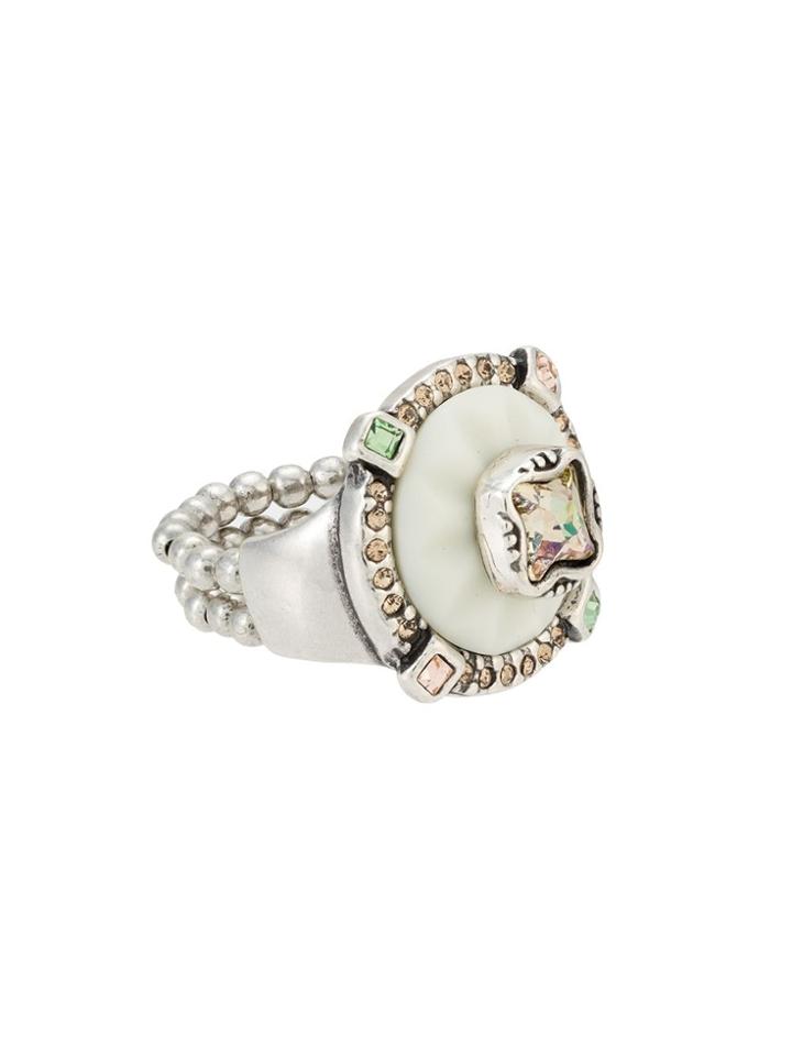 Camila Klein Bia Bach Resin Ring - Silver
