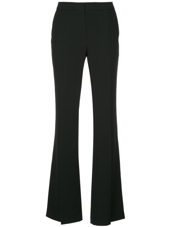 Goen.j Pleated Wide Leg Trousers - Black