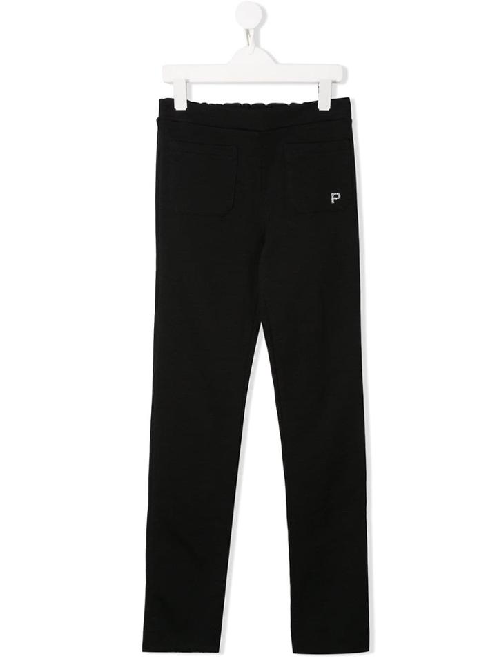 Philosophy Di Lorenzo Serafini Kids Logo Knitted Leggings - Black