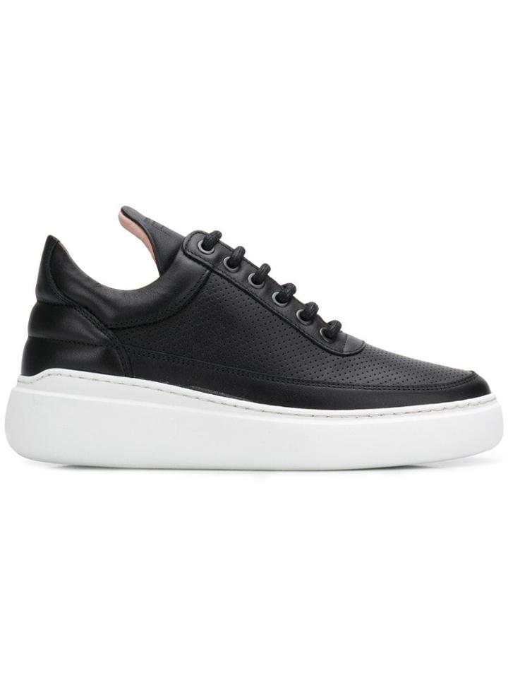 Filling Pieces Platform Trainers - Black