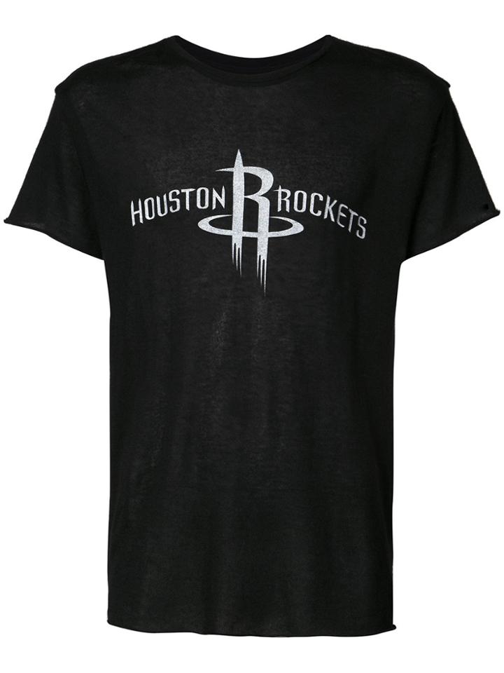 The Elder Statesman X Nba Slogan Print Top - Black