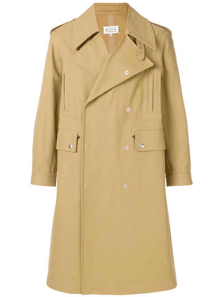 Maison Margiela Double-breasted Coat - Nude & Neutrals