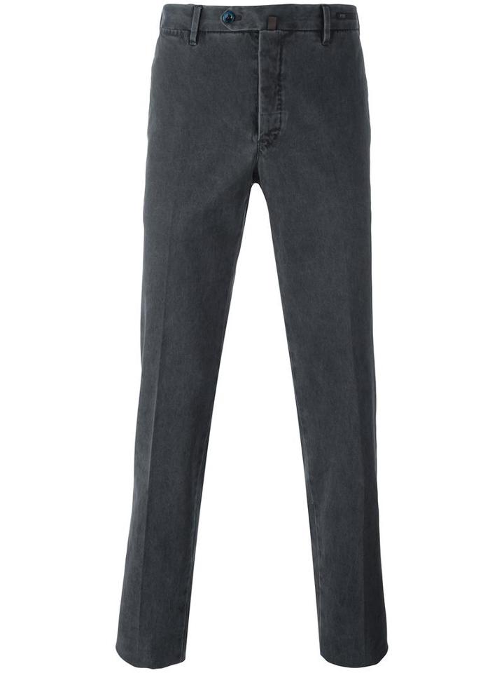 Pt01 Classic Chino Trousers, Men's, Size: 48, Grey, Cotton/spandex/elastane
