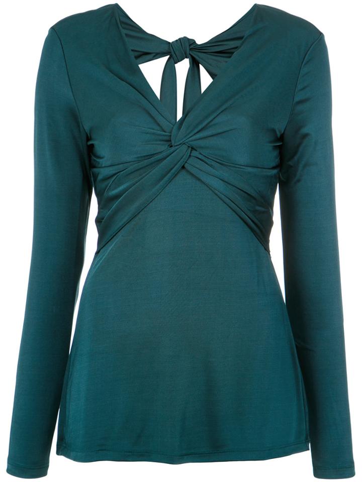 Tufi Duek Central Twist Top - Green