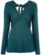 Tufi Duek Central Twist Top - Green