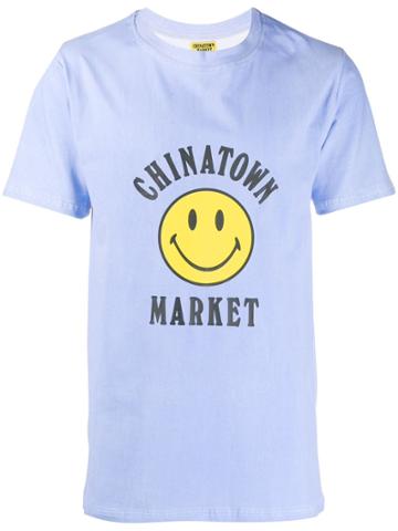 Chinatown Market Branded T-shirt - Blue