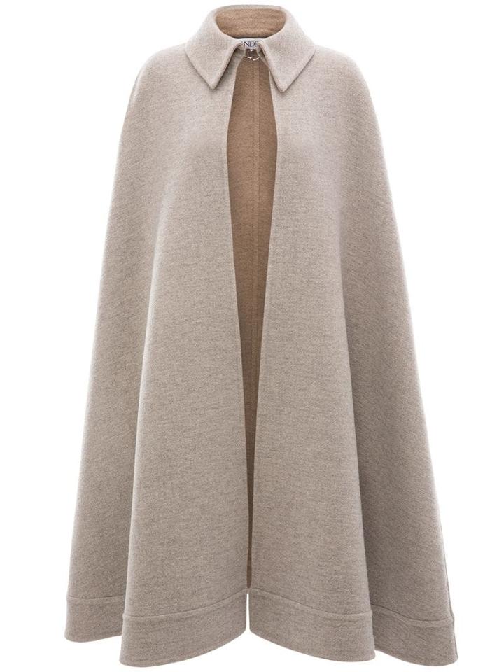 Jw Anderson A-line Double Face Cape - Grey