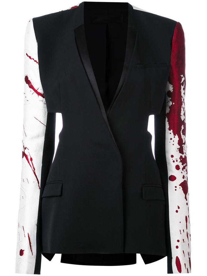 Haider Ackermann - Patchwork Blazer - Women - Silk/cotton/polyester/rayon - 38, Black, Silk/cotton/polyester/rayon