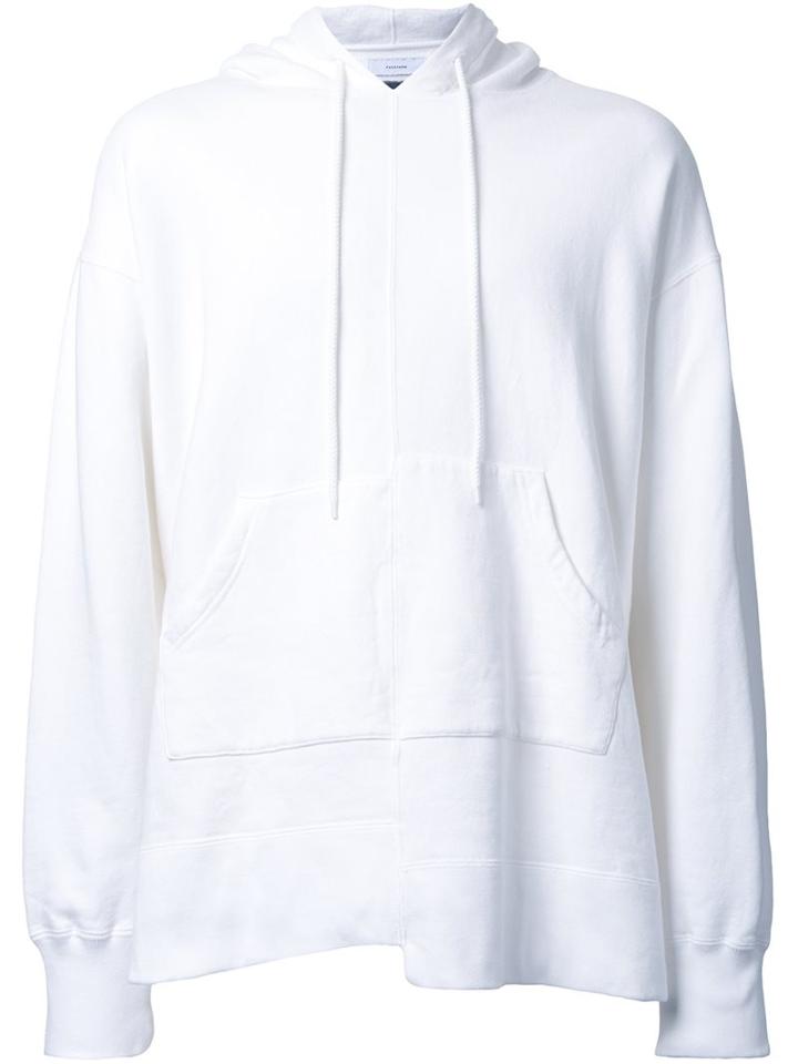 Facetasm 'parka' Hoodie, Men's, White, Cotton