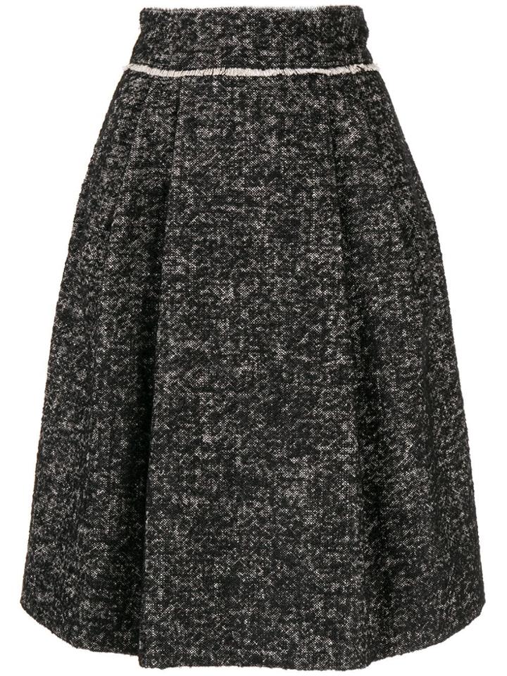 Dolce & Gabbana High-rise Pleated Skirt - Black