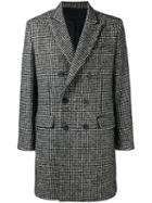 Ami Alexandre Mattiussi - Lined Double Breasted Coat - Men - Acrylic/polyamide/polyester/other Fibres - 50, Black, Acrylic/polyamide/polyester/other Fibres