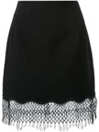 Christopher Esber 'dream Catcher' Mini Skirt, Women's, Size: 10, Black, Polyester/spandex/elastane