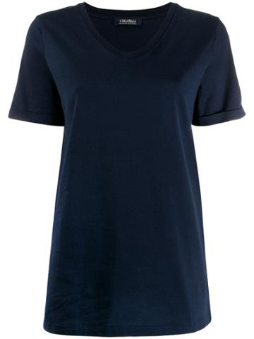 's Max Mara Cuffed T-shirt - Blue