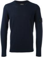 Button Detail Jumper - Men - Cotton - Xxl, Blue, Cotton, Stone Island Shadow Project