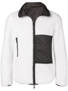 Sempach Panelled Fleece And Shell Jacket - White
