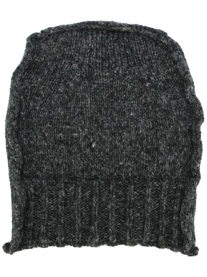 Transit 'hatutra' Hat, Men's, Grey, Linen/flax/acrylic/nylon/alpaca