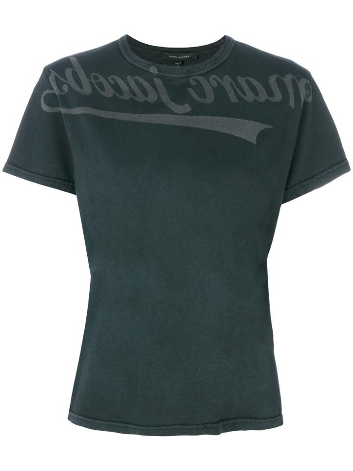 Marc Jacobs Logo Selfie T-shirt - Grey