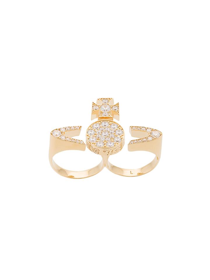 Vivienne Westwood Anatoly Ring - Metallic