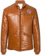 Ports V Quilted Jacket - Brown