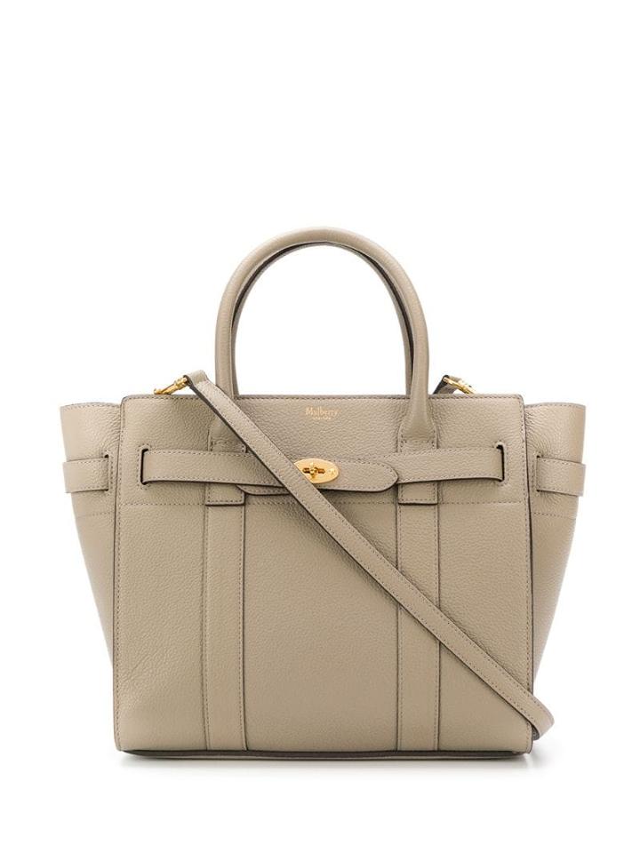 Mulberry Small Bayswater Tote - Grey