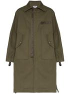 Boramy Viguier Exaggerated Pocket Parka Coat - Green