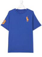 Ralph Lauren Kids Teen Logo Embroidery T-shirt - Blue