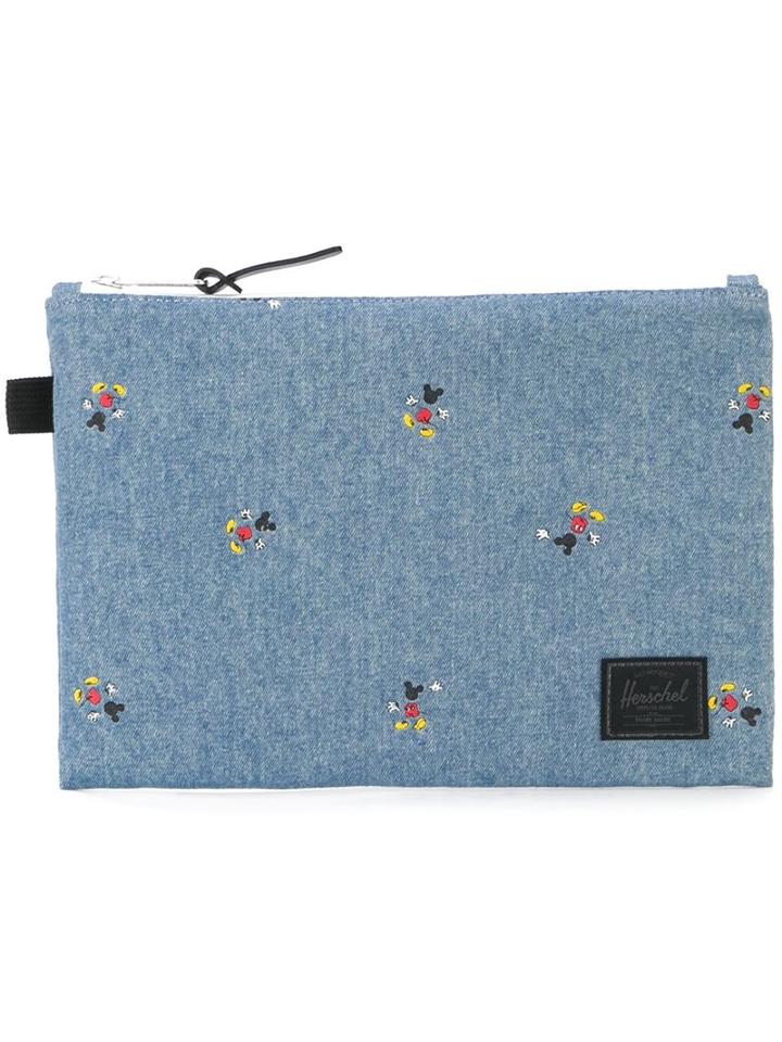 Herschel Supply Co. Denim Clutch, Adult Unisex, Blue, Cotton/polyester
