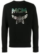 Mcm Logo Print Sweatshirt - Black